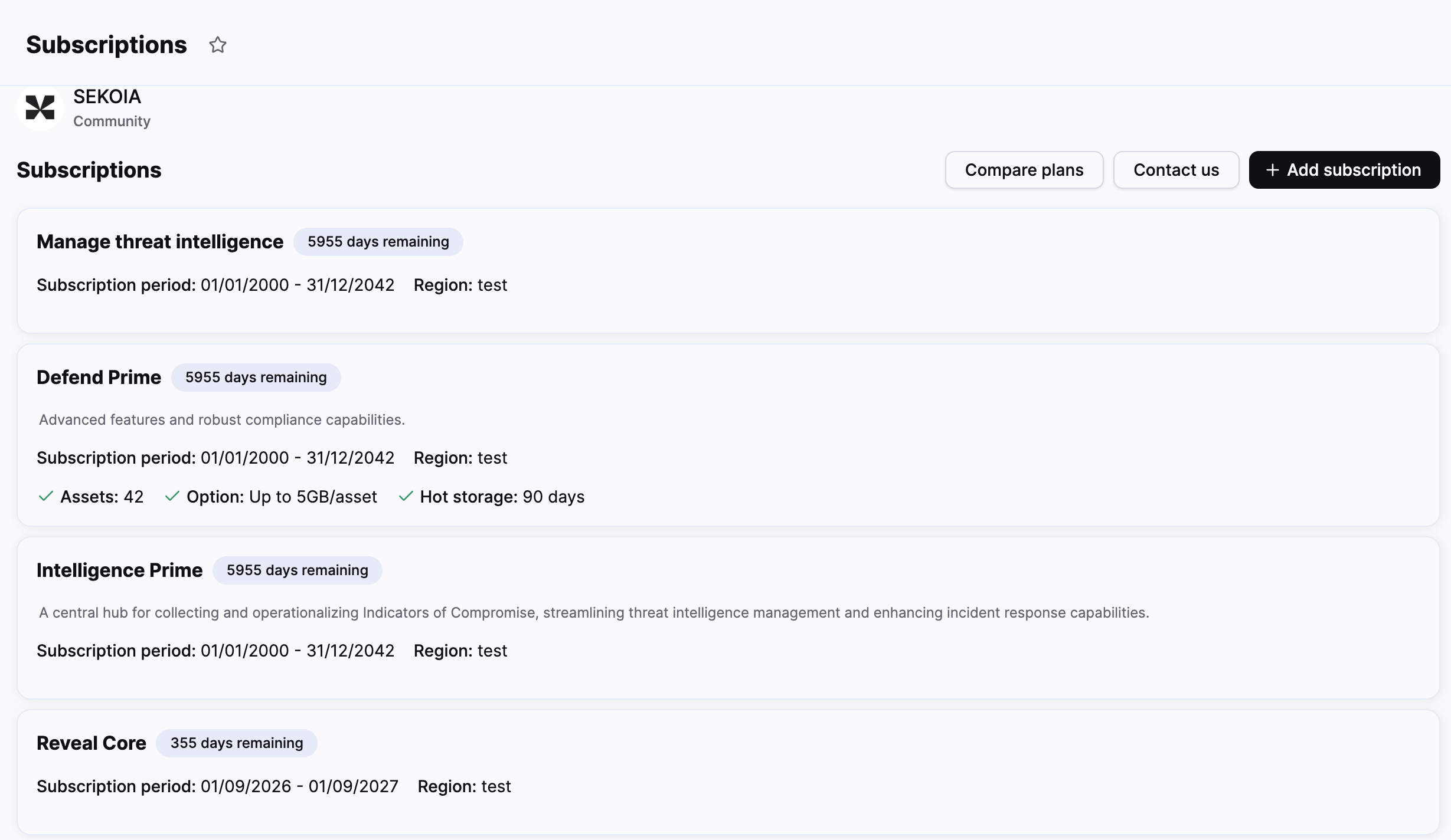 Terms step with the commitment and payment options